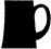 Silhouette of Straight Sided 1 Pint Tankard