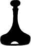 Silhouette of Golf Ball Ships Decanter