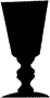 Silhouette of 20cm Plain Goblet